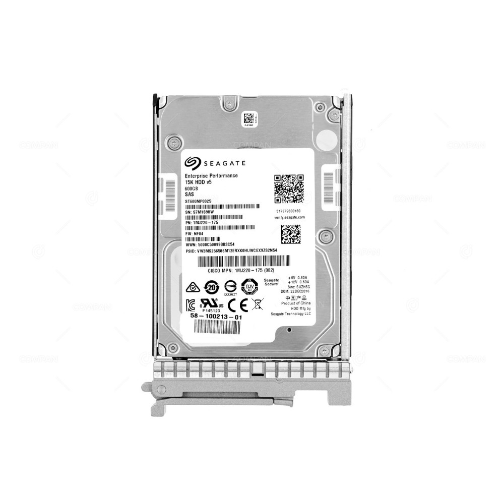 UCS-HD600G15K9 CISCO 600GB 15K 12G SAS 2.5 SFF HARD DRIVE 58-100213-01, ST600MP0025